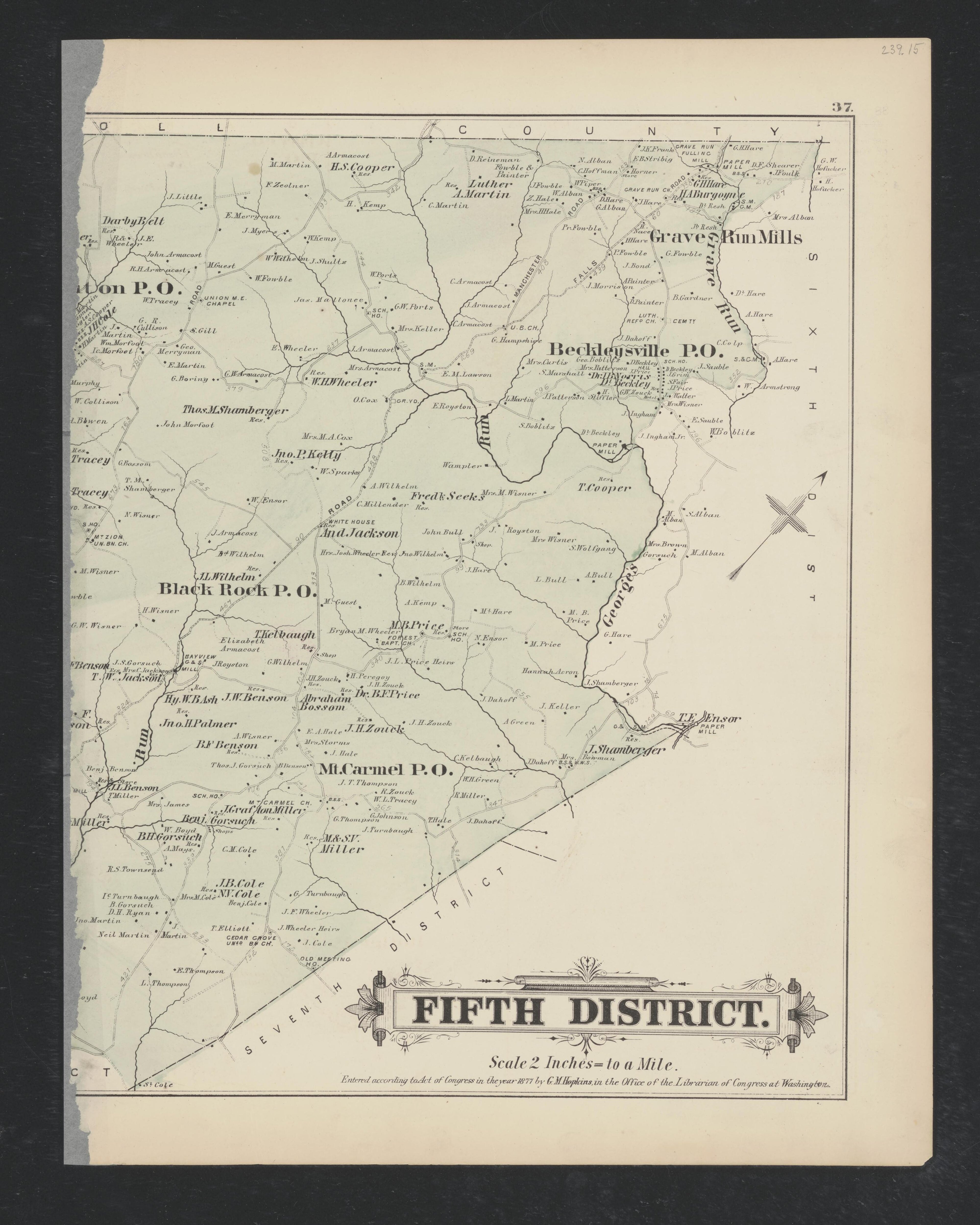 Image 25 of Atlas of Baltimore County, Maryland from Atlas of Baltimore County, Maryland 1877 by Relic Map Company