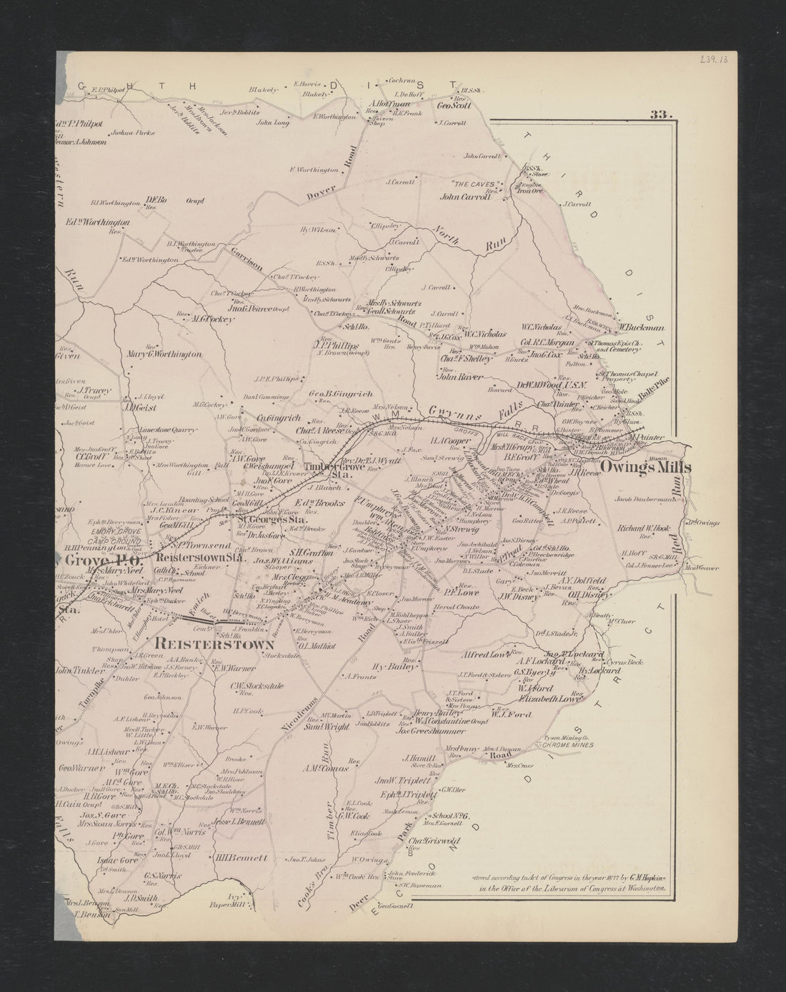 Image 21 of Atlas of Baltimore County, Maryland from Atlas of Baltimore County, Maryland 1877 by Relic Map Company
