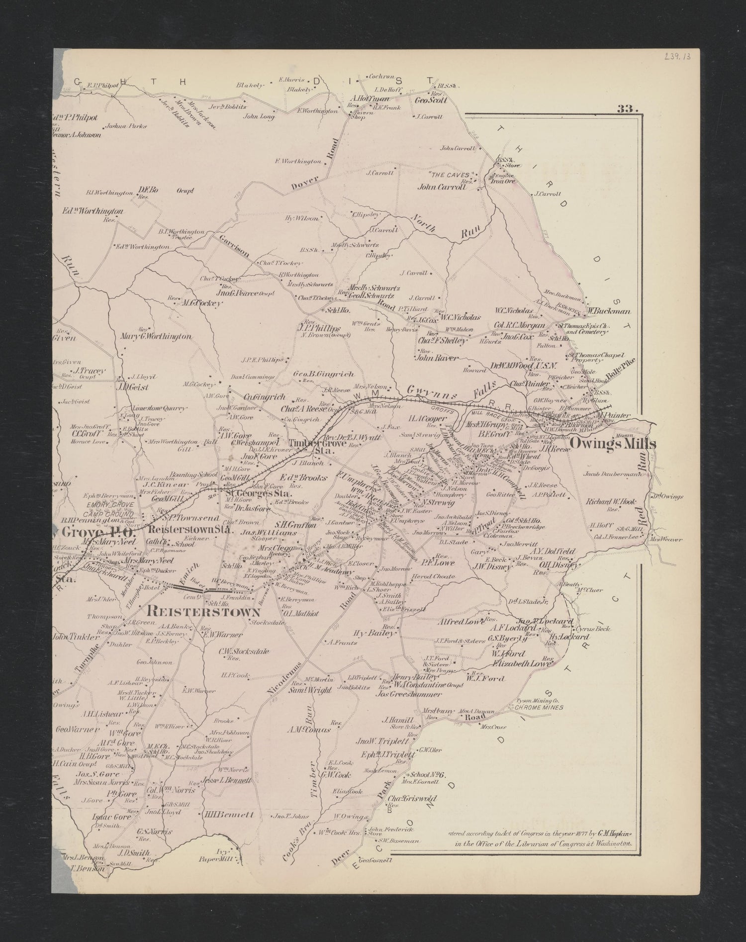 Image 21 of Atlas of Baltimore County, Maryland from Atlas of Baltimore County, Maryland 1877 by Relic Map Company