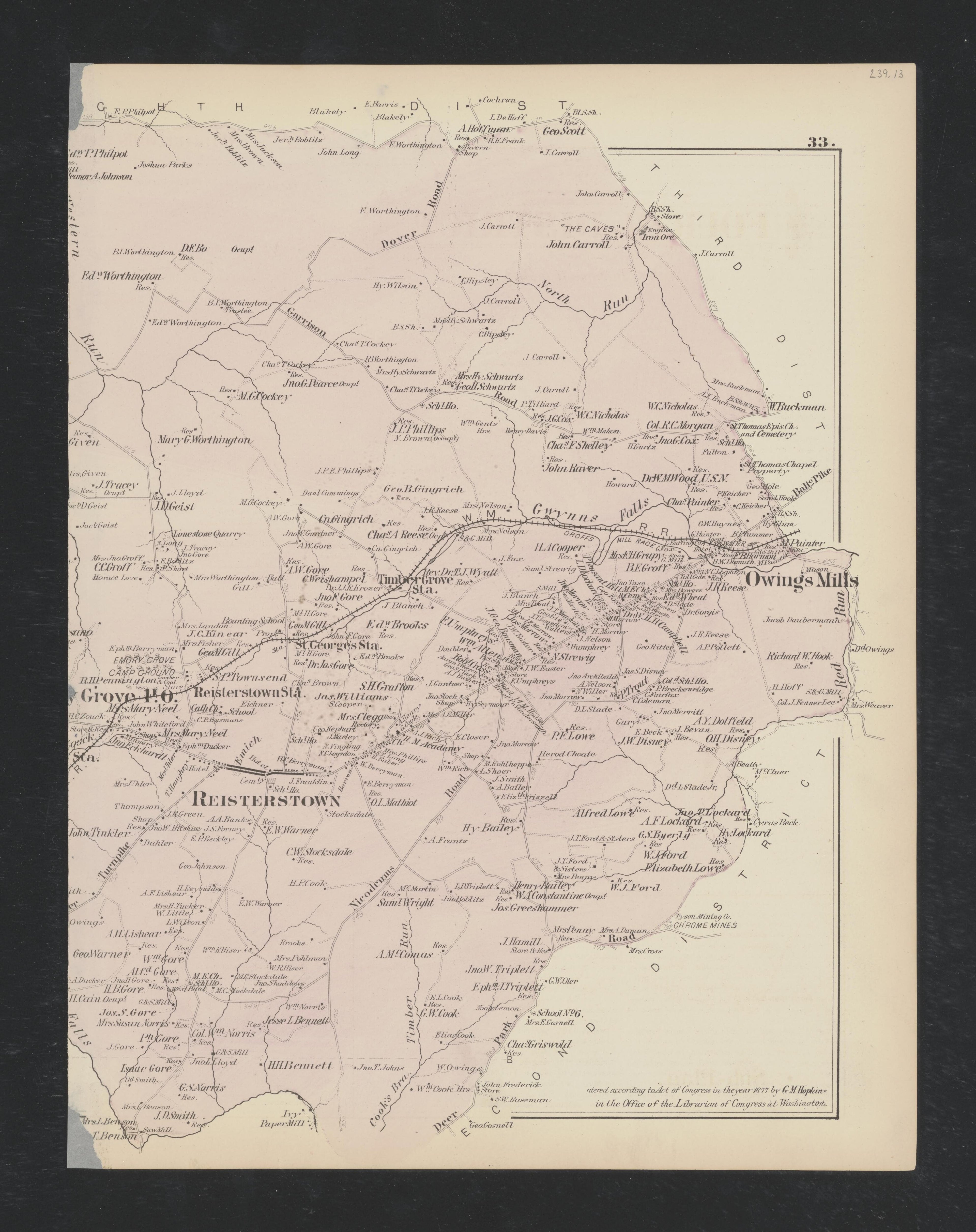 Image 21 of Atlas of Baltimore County, Maryland from Atlas of Baltimore County, Maryland 1877 by Relic Map Company