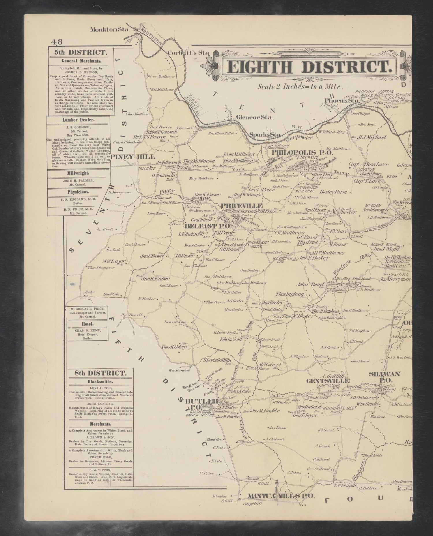 Image 36 of Atlas of Baltimore County, Maryland from Atlas of Baltimore County, Maryland 1877 by Relic Map Company