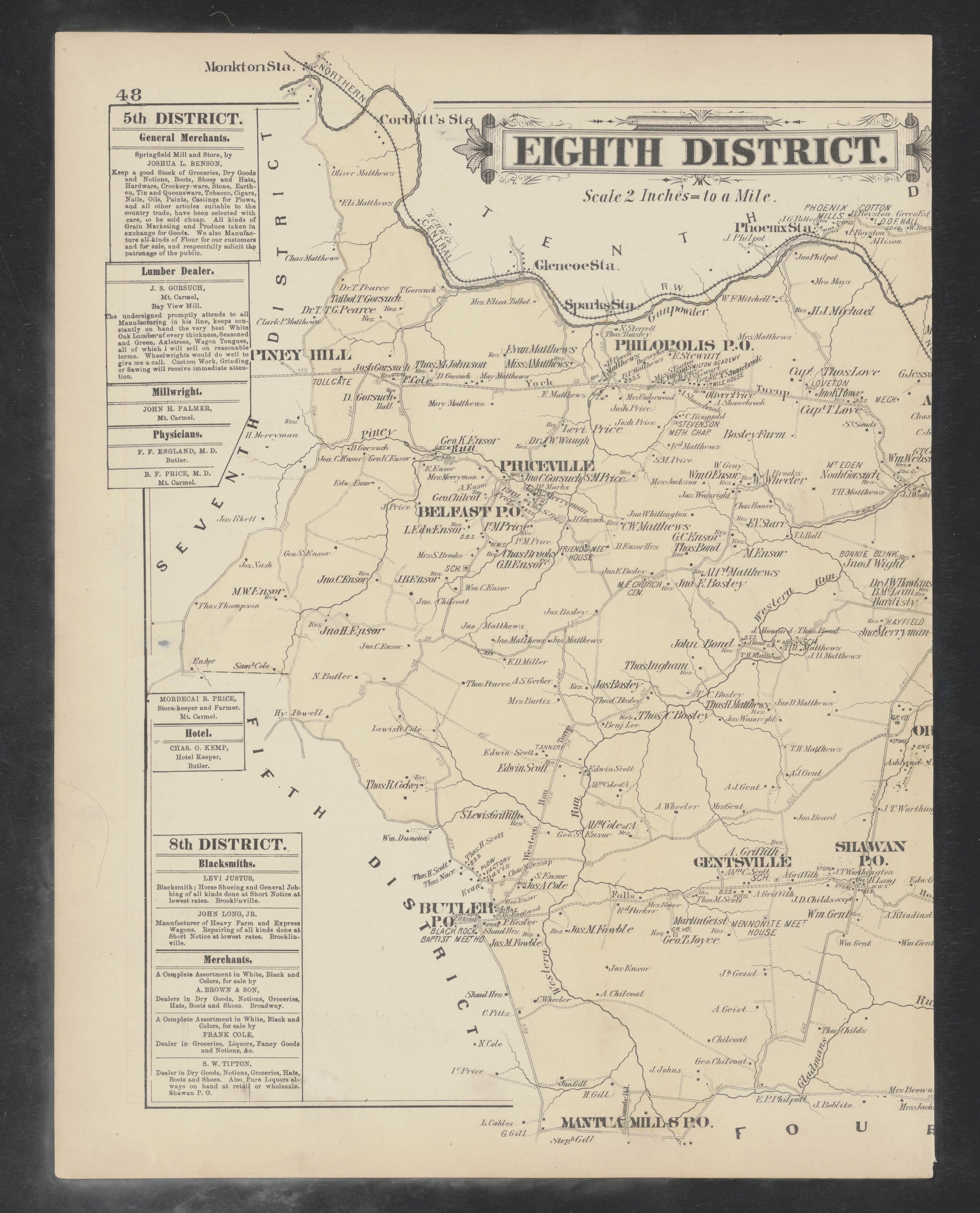 Image 36 of Atlas of Baltimore County, Maryland from Atlas of Baltimore County, Maryland 1877 by Relic Map Company