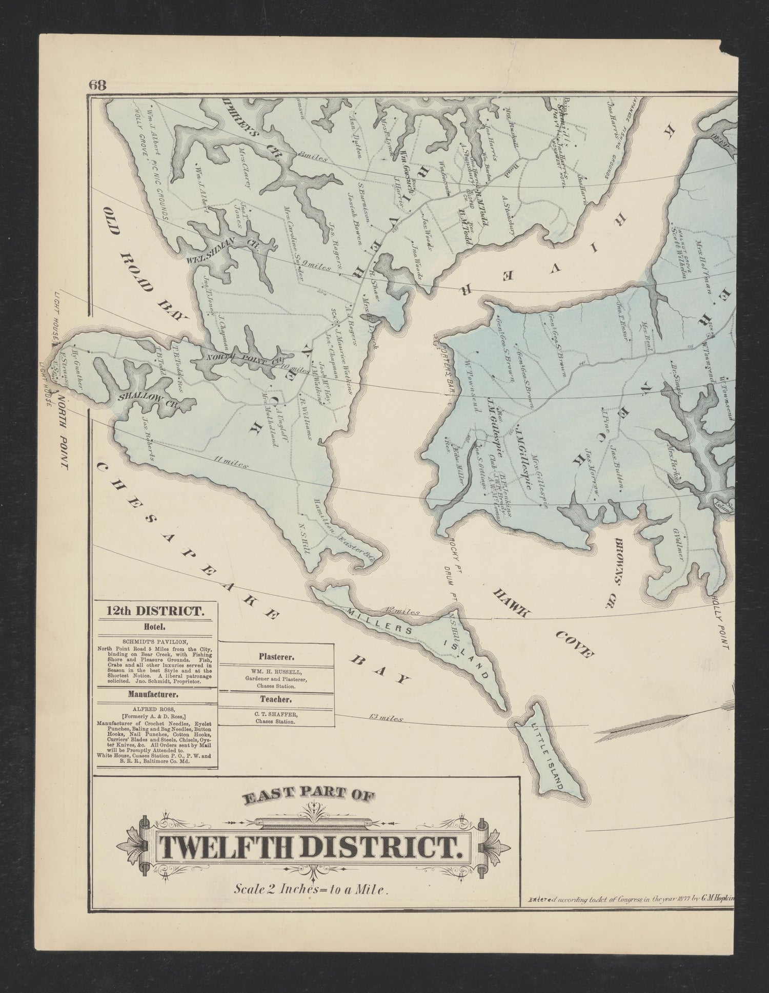 Image 56 of Atlas of Baltimore County, Maryland from Atlas of Baltimore County, Maryland 1877 by Relic Map Company