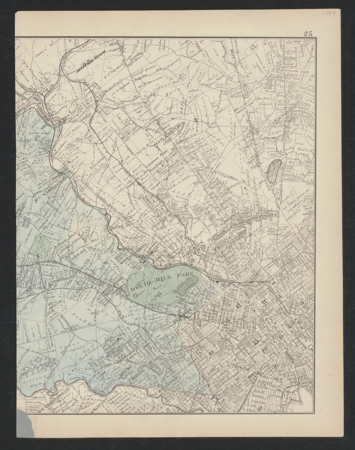Image 15 of Atlas of Baltimore County, Maryland from Atlas of Baltimore County, Maryland 1877 by Relic Map Company