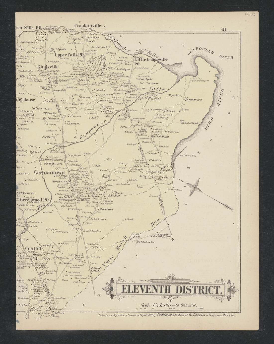 Image 49 of Atlas of Baltimore County, Maryland from Atlas of Baltimore County, Maryland 1877 by Relic Map Company