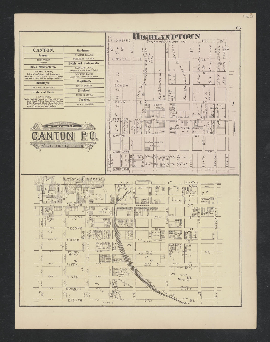 Image 51 of Atlas of Baltimore County, Maryland from Atlas of Baltimore County, Maryland 1877 by Relic Map Company
