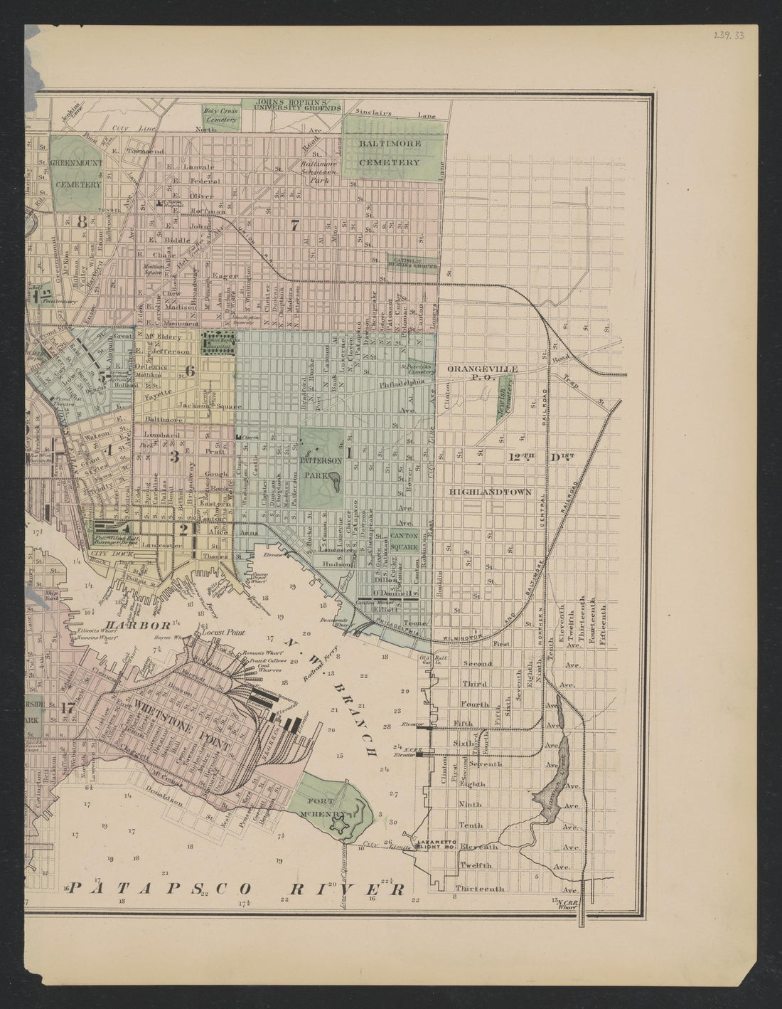 Image 60 of Atlas of Baltimore County, Maryland from Atlas of Baltimore County, Maryland 1877 by Relic Map Company