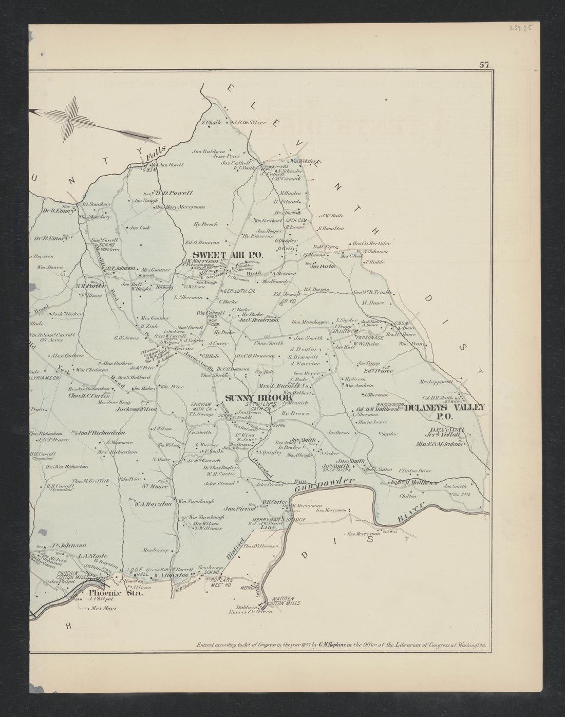 Image 45 of Atlas of Baltimore County, Maryland from Atlas of Baltimore County, Maryland 1877 by Relic Map Company