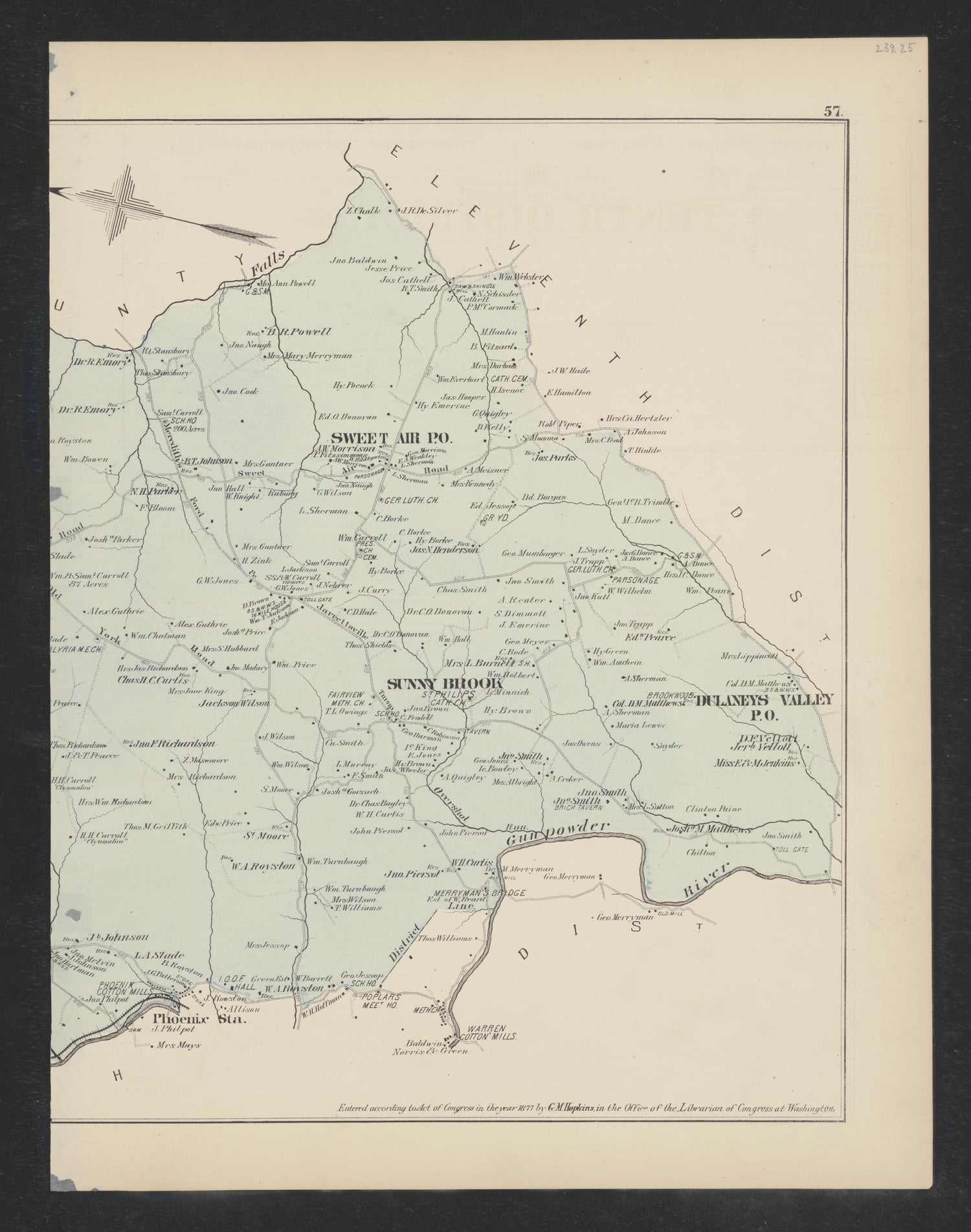 Image 45 of Atlas of Baltimore County, Maryland from Atlas of Baltimore County, Maryland 1877 by Relic Map Company