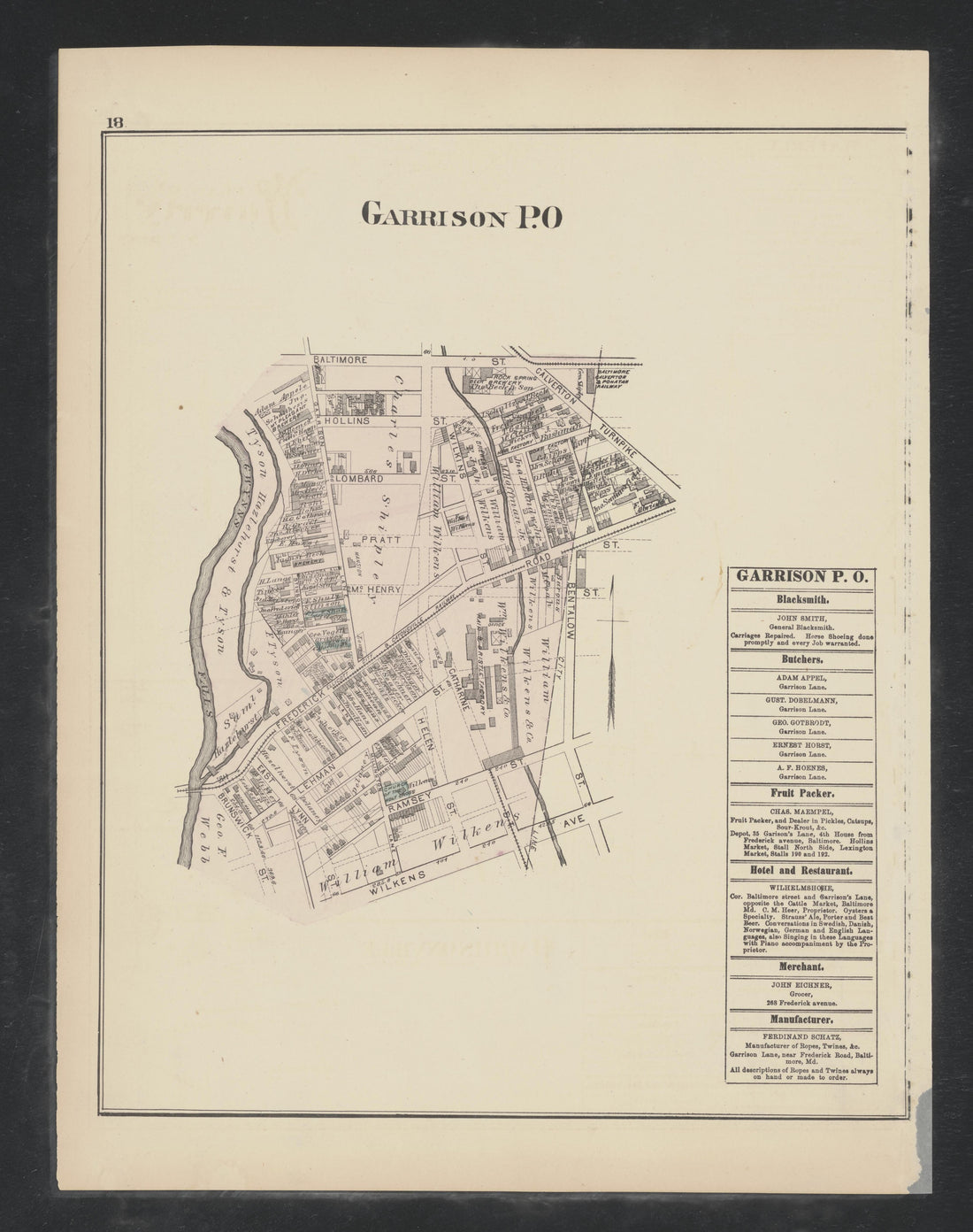 Image 8 of Atlas of Baltimore County, Maryland from Atlas of Baltimore County, Maryland 1877 by Relic Map Company