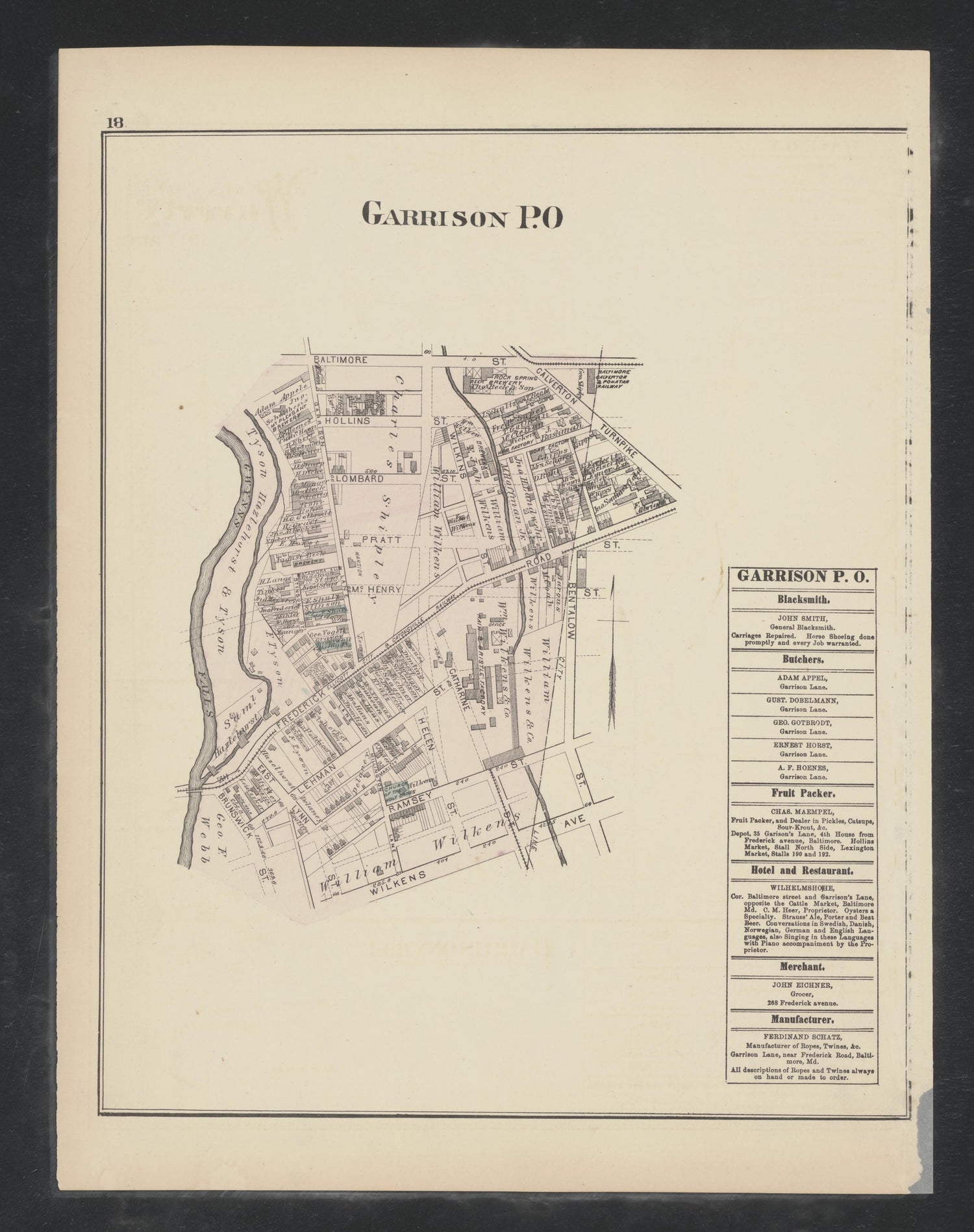 Image 8 of Atlas of Baltimore County, Maryland from Atlas of Baltimore County, Maryland 1877 by Relic Map Company
