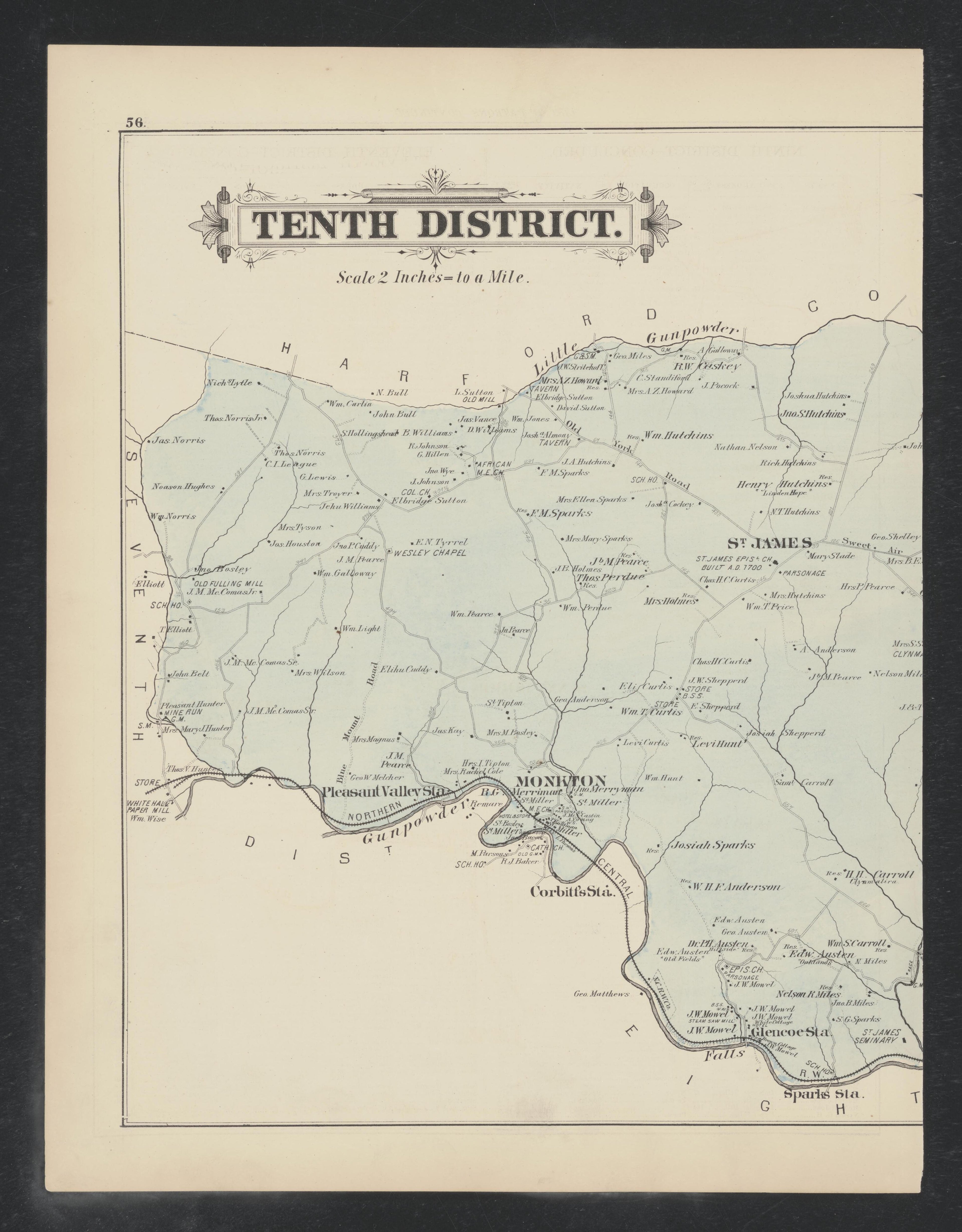 Image 44 of Atlas of Baltimore County, Maryland from Atlas of Baltimore County, Maryland 1877 by Relic Map Company