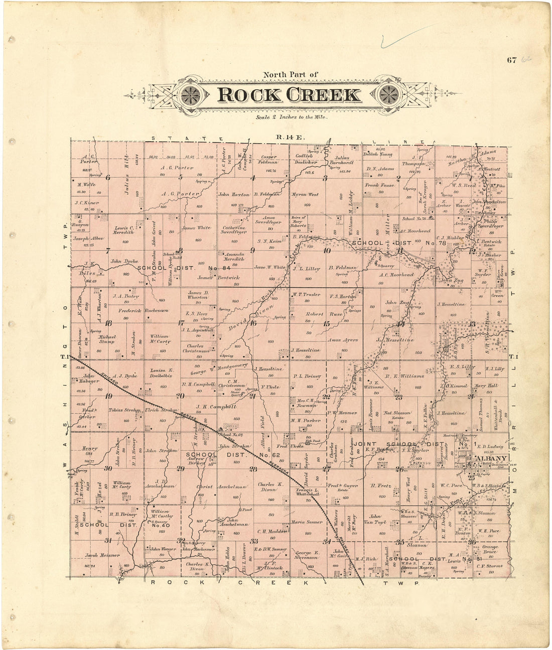 North Part of Rock Creek from Meacham&