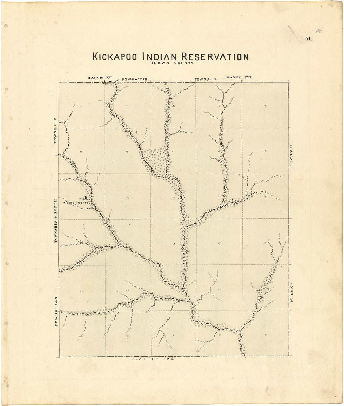 Kickapoo Indian Reservation from Meacham&
