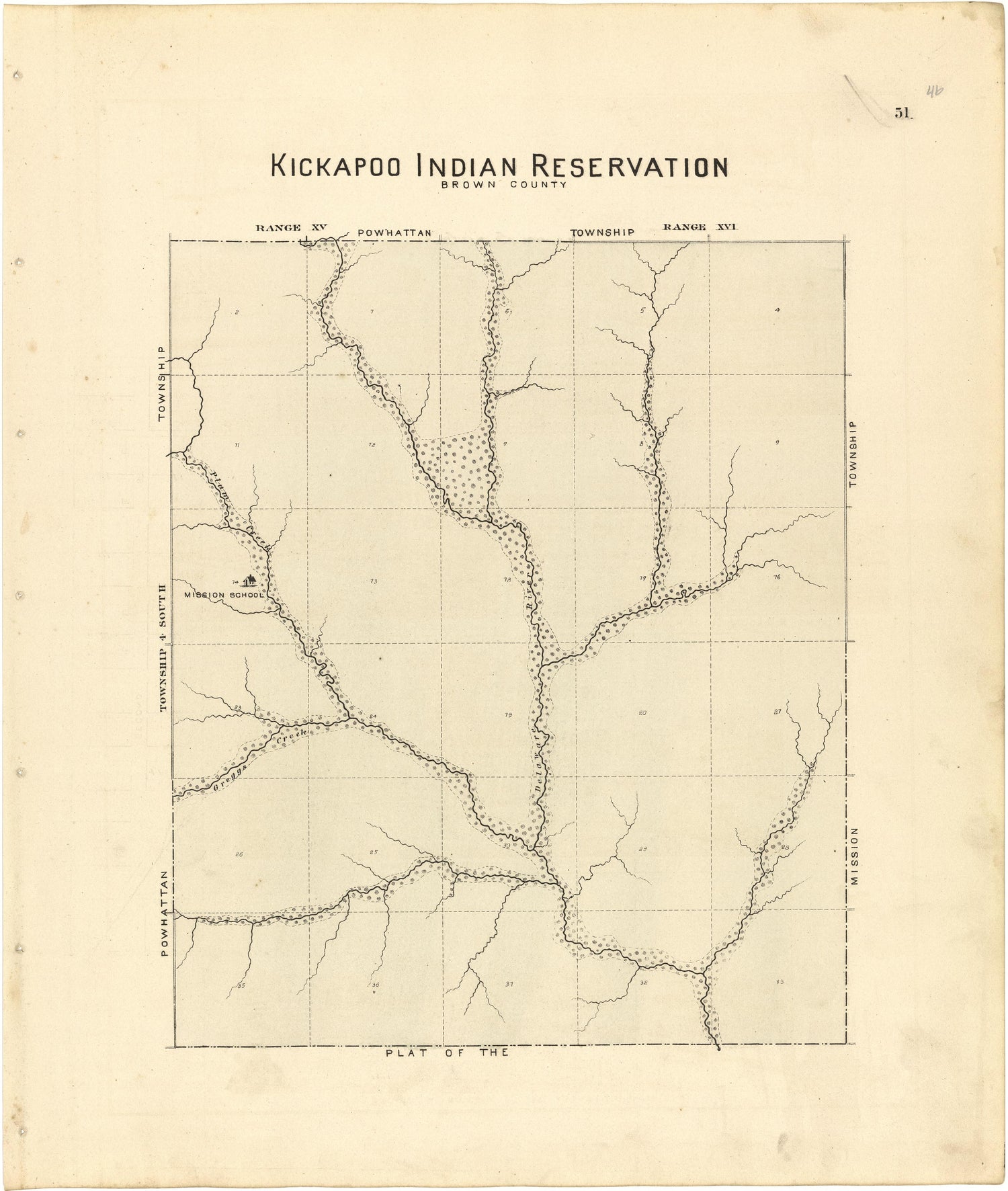 Kickapoo Indian Reservation from Meacham&