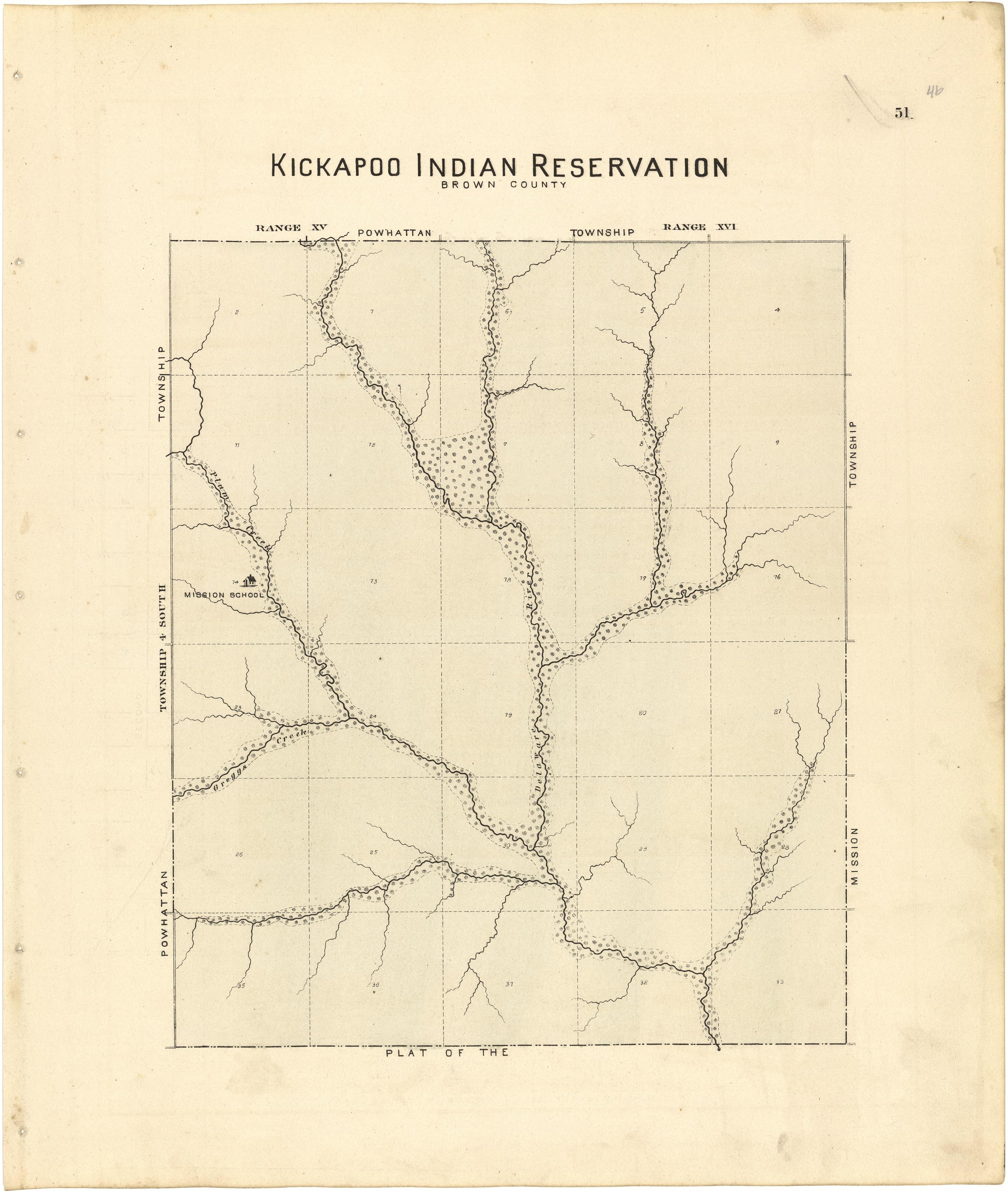 Kickapoo Indian Reservation from Meacham&