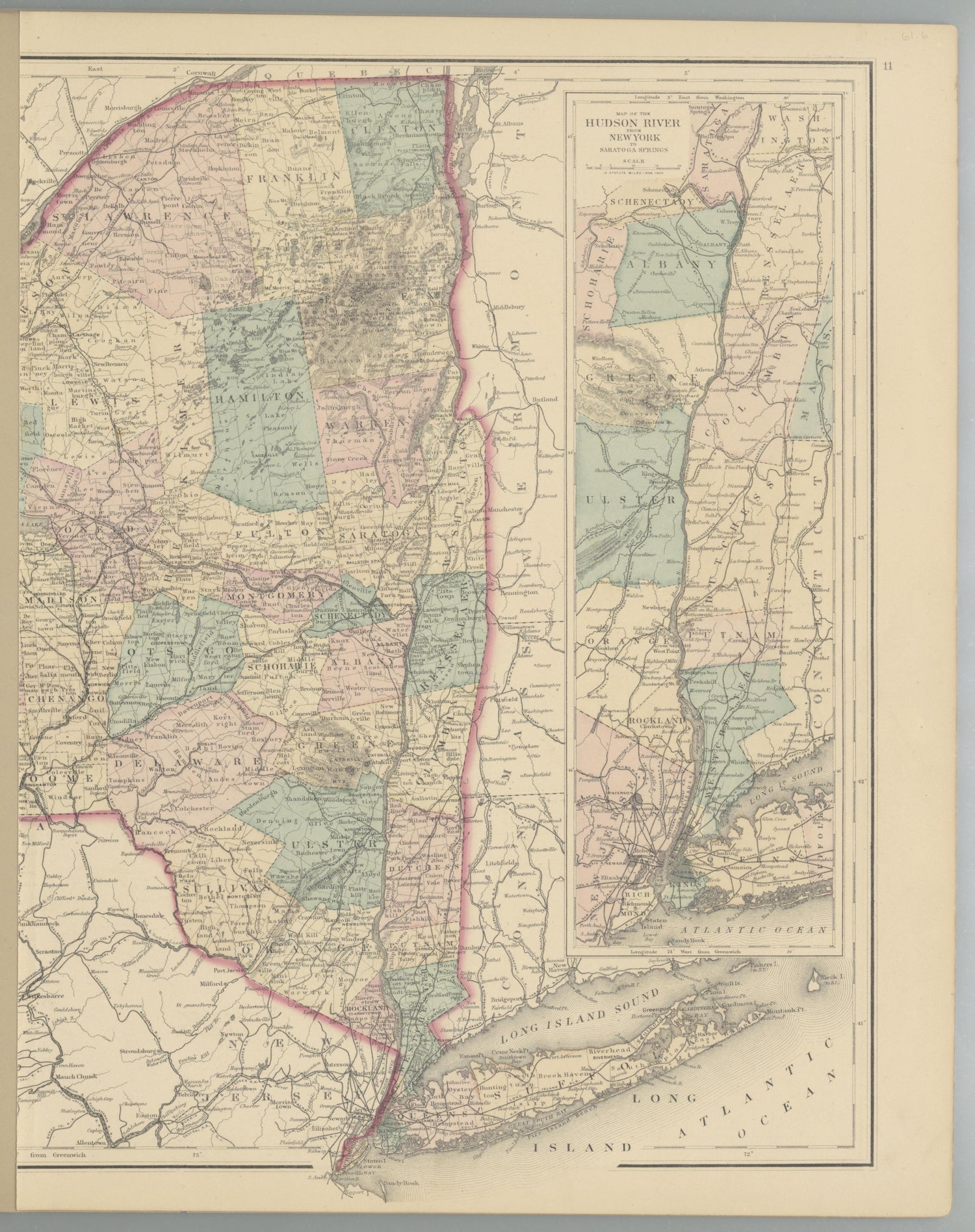 Image 7 of Combination Atlas Map of Broome County, New York from Combination Atlas Map of Broome County, New York 1876 by Relic Map Company