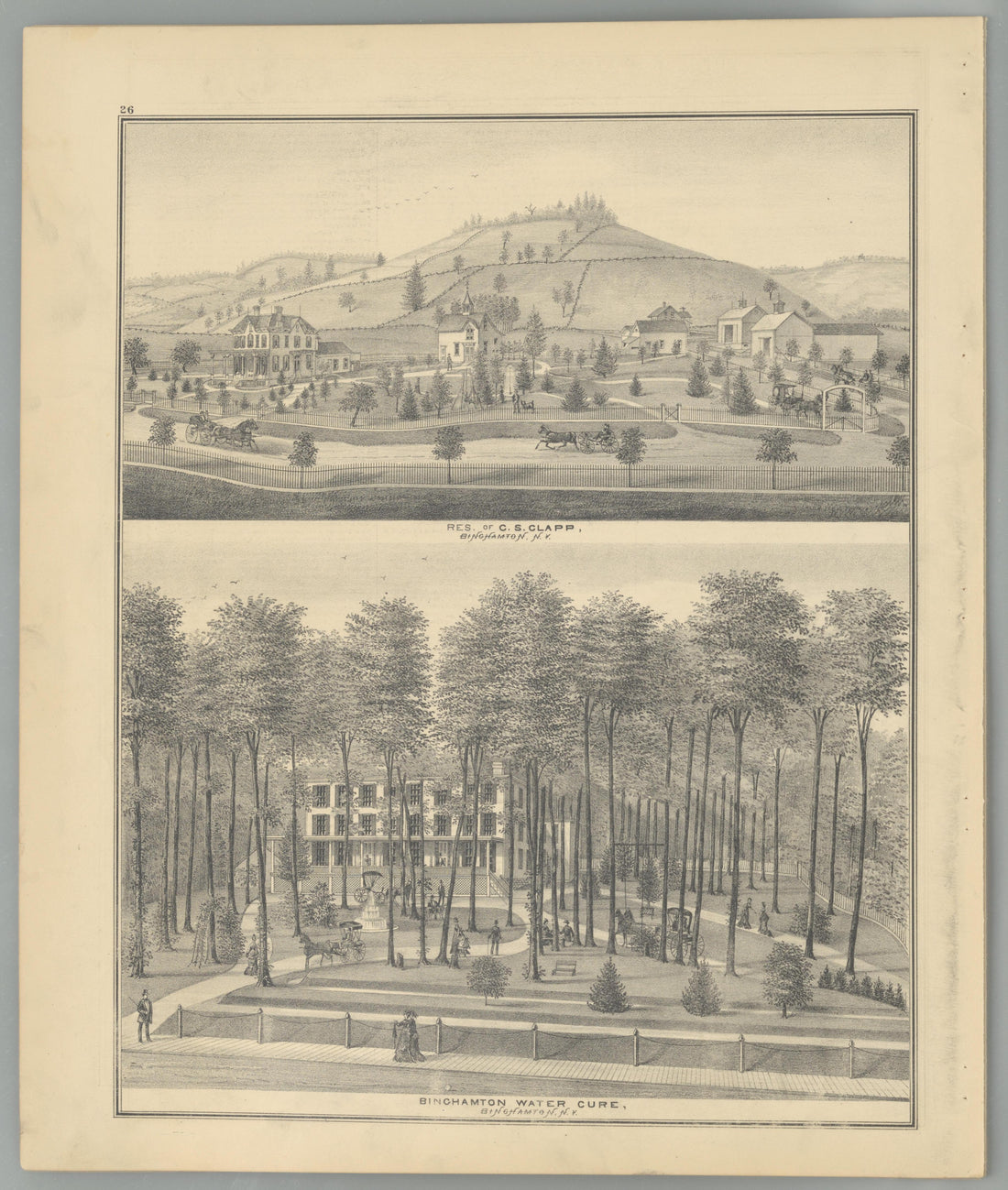 Image 21 of Combination Atlas Map of Broome County, New York from Combination Atlas Map of Broome County, New York 1876 by Relic Map Company