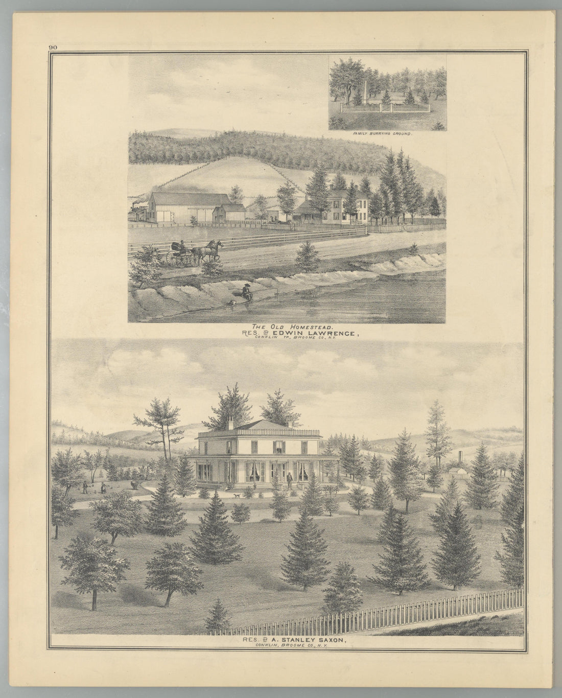 Image 87 of Combination Atlas Map of Broome County, New York from Combination Atlas Map of Broome County, New York 1876 by Relic Map Company