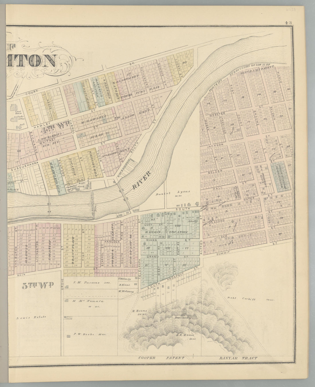 Image 37 of Combination Atlas Map of Broome County, New York from Combination Atlas Map of Broome County, New York 1876 by Relic Map Company