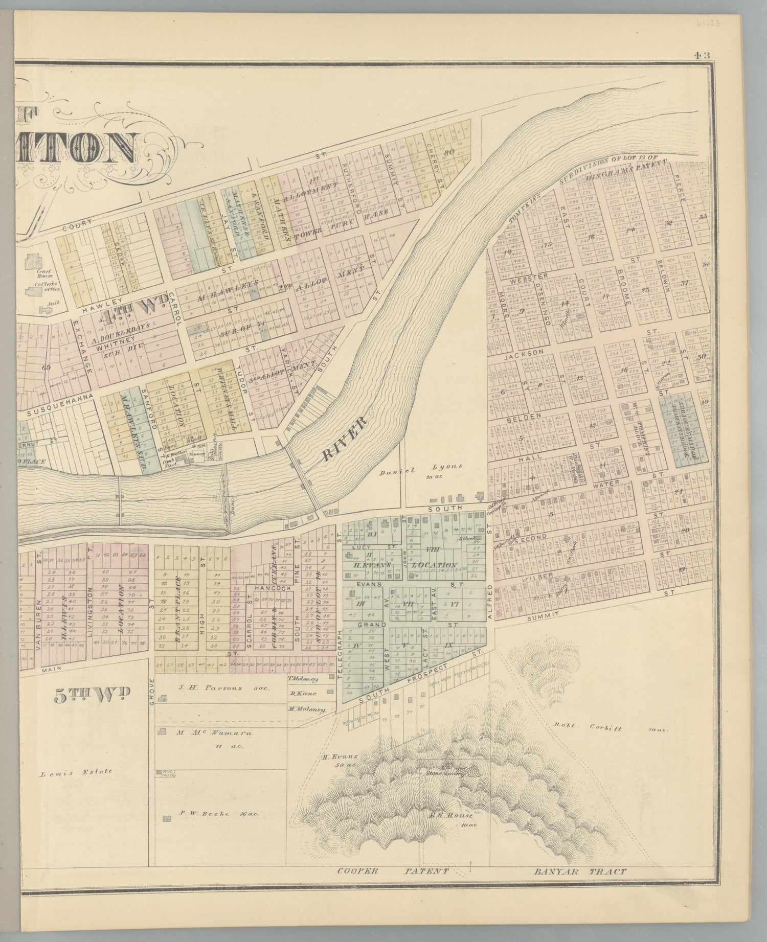 Image 37 of Combination Atlas Map of Broome County, New York from Combination Atlas Map of Broome County, New York 1876 by Relic Map Company
