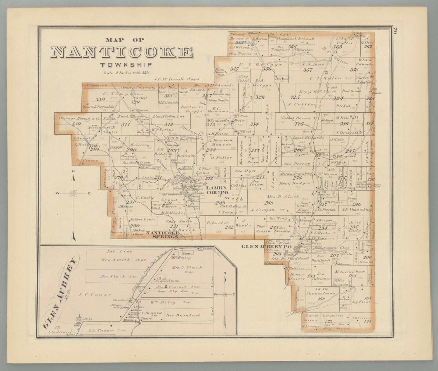 Image 64 of Combination Atlas Map of Broome County, New York from Combination Atlas Map of Broome County, New York 1876 by Relic Map Company