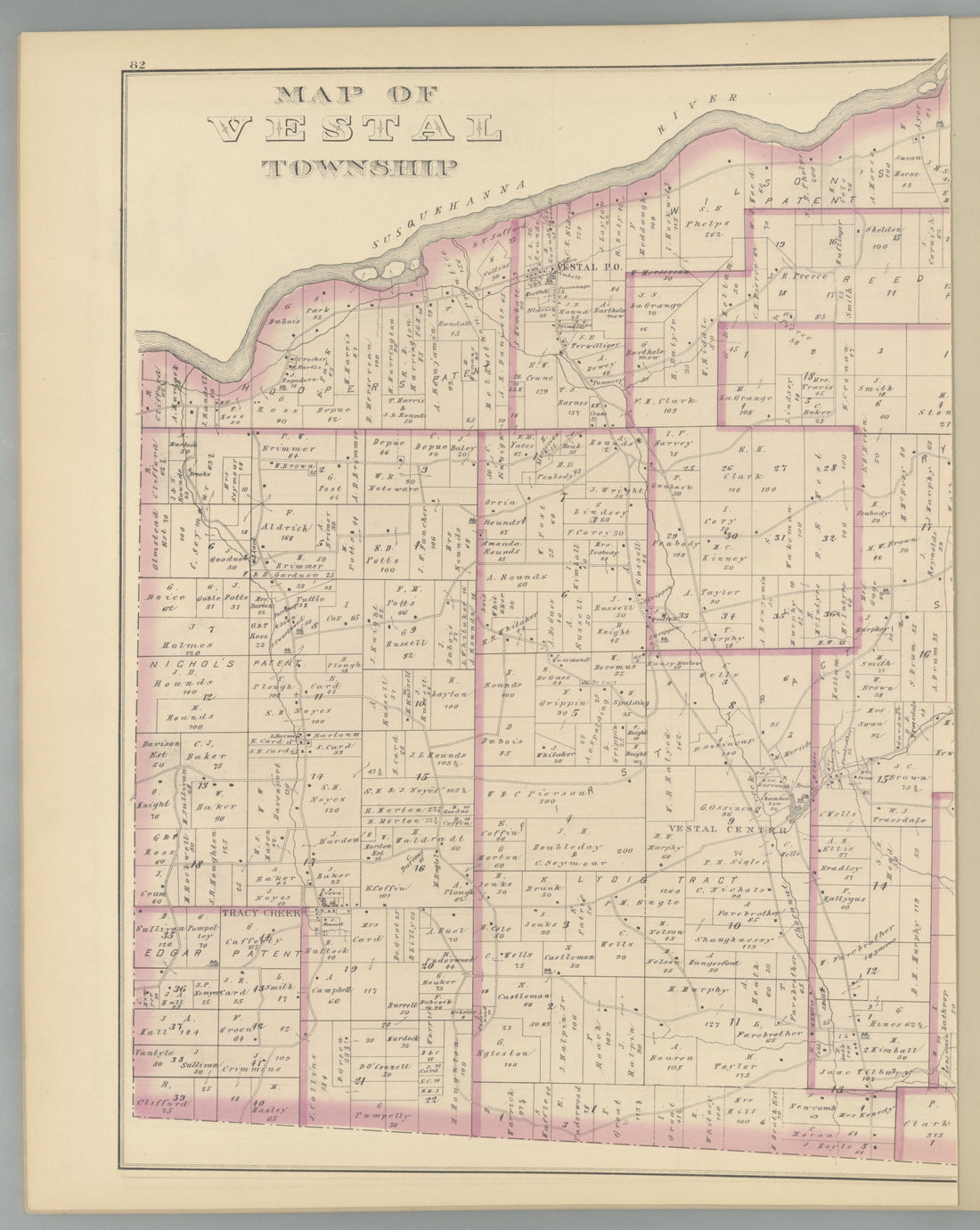 Image 76 of Combination Atlas Map of Broome County, New York from Combination Atlas Map of Broome County, New York 1876 by Relic Map Company