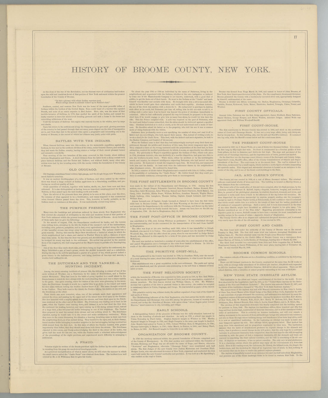 Image 12 of Combination Atlas Map of Broome County, New York from Combination Atlas Map of Broome County, New York 1876 by Relic Map Company