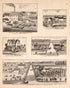 5 Views from Atlas of Saginaw County, Michigan : from Recent and Actual Surveys and Records 1877 by Relic Map Company