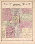 Chesaning Township from Atlas of Saginaw County, Michigan : from Recent and Actual Surveys and Records 1877 by Relic Map Company
