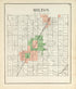 Milton from an Atlas of Wood County, Ohio 1912 by Relic Map Company