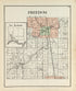 Freedom from an Atlas of Wood County, Ohio 1912 by Relic Map Company
