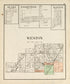 Blake; Eagleville; Hatton; Weston from an Atlas of Wood County, Ohio 1912 by Relic Map Company