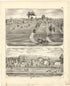 Illustrations of Residences from Atlas Map of Greene County, Illinois 1873 by Relic Map Company