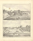 Illustrations of Residences from Atlas Map of Greene County, Illinois 1873 by Relic Map Company