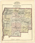 Sectional Map of Greene County, Ills. from Atlas Map of Greene County, Illinois 1873 by Relic Map Company