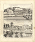 Illustrations of Residences from Atlas Map of Greene County, Illinois 1873 by Relic Map Company