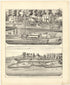 Illustrations of Residences from Atlas Map of Greene County, Illinois 1873 by Relic Map Company