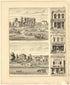 Illustrations of Residences from Atlas Map of Greene County, Illinois 1873 by Relic Map Company