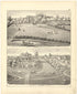 Illustrations of Residences from Atlas Map of Greene County, Illinois 1873 by Relic Map Company