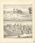 Illustrations of Residences from Atlas Map of Greene County, Illinois 1873 by Relic Map Company