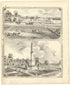 Illustrations of Residences from Atlas Map of Greene County, Illinois 1873 by Relic Map Company