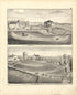 Illustrations of Residences from Atlas Map of Greene County, Illinois 1873 by Relic Map Company
