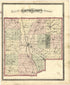 Map of Bartholomew County from Atlas of Bartholomew County, Indiana : to Which Are Added Various General Maps, History, Statistics, Illustrations, & C. & C. & C 1879 by Relic Map Company