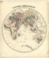 Eastern Hemisphere from Atlas of Bartholomew County, Indiana : to Which Are Added Various General Maps, History, Statistics, Illustrations, & C. & C. & C 1879 by Relic Map Company
