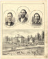 Residence of Thomas May from Atlas of Bartholomew County, Indiana : to Which Are Added Various General Maps, History, Statistics, Illustrations, & C. & C. & C 1879 by Relic Map Company