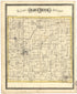 Map of Haw-Creek Township from Atlas of Bartholomew County, Indiana : to Which Are Added Various General Maps, History, Statistics, Illustrations, & C. & C. & C 1879 by Relic Map Company