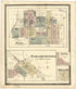 Hope; Elizabeth Town; Kansas; Mt. Healthy P.O. from Atlas of Bartholomew County, Indiana : to Which Are Added Various General Maps, History, Statistics, Illustrations, & C. & C. & C 1879 by Relic Map Company