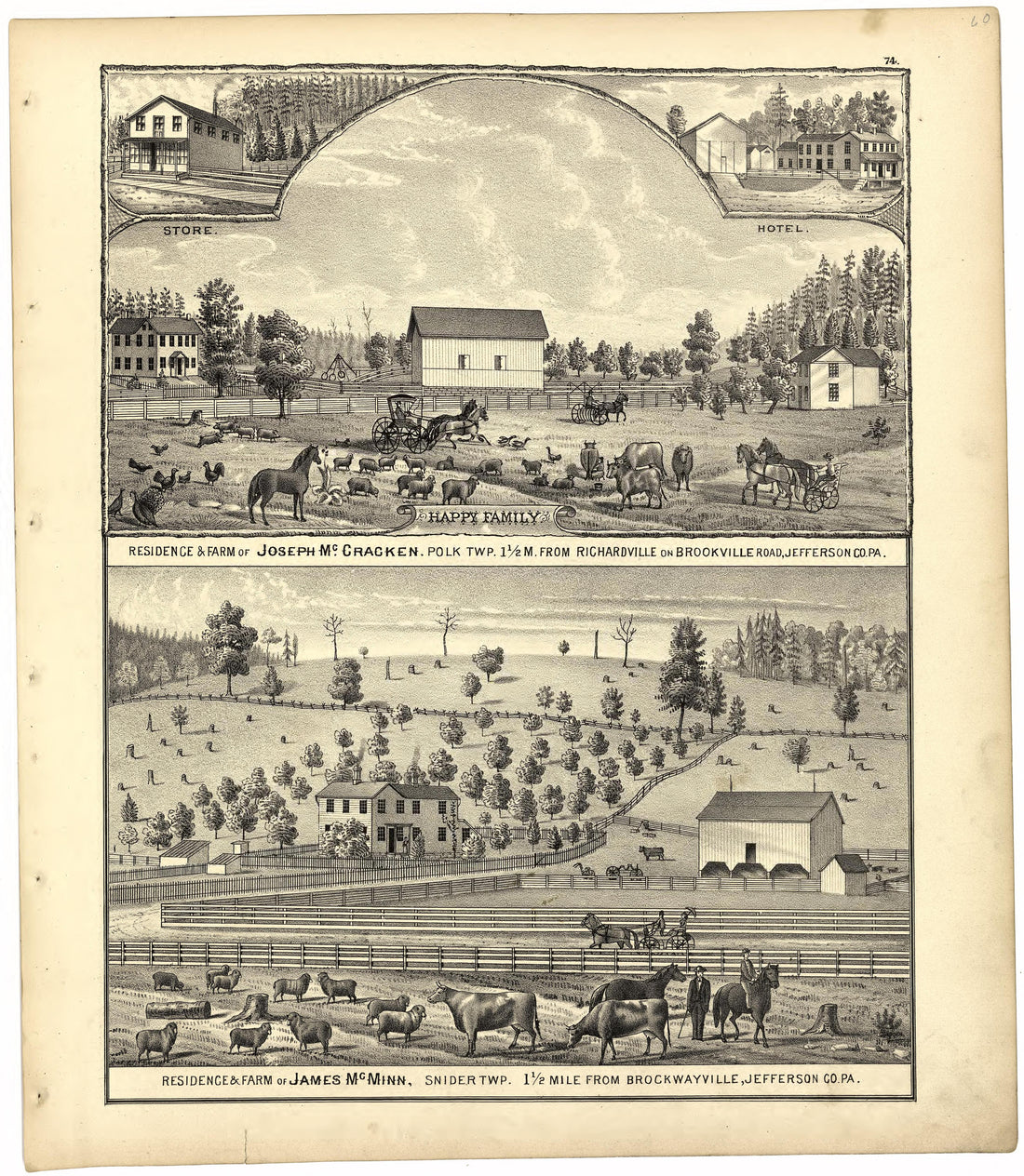 Illustrations of Residences from Caldwell&