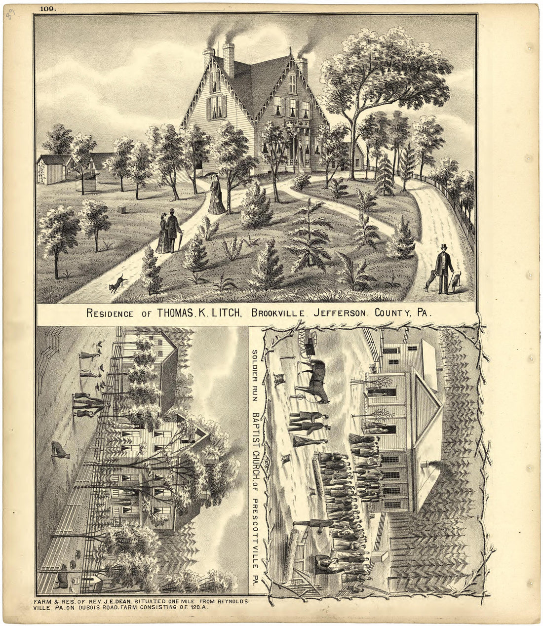 Illustrations of Residences from Caldwell&